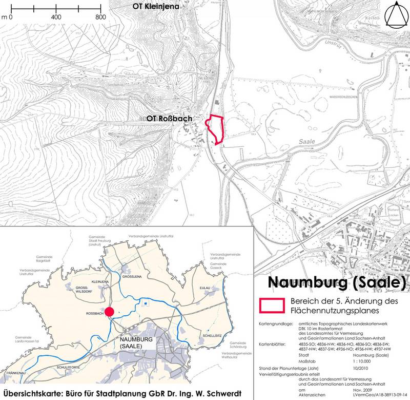 - Amtliche Bekanntmachung - Flächennutzungsplanes Naumburg (Saale) - 5. Änderung
