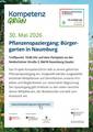 Pflanzenspaziergang im B&uuml;rgergarten am 30. Mai