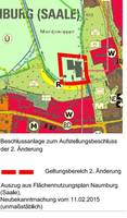 Einleitungsbeschluss für das Verfahren zur 2. Änderung des Flächennutzungsplanes Naumburg (Saale)