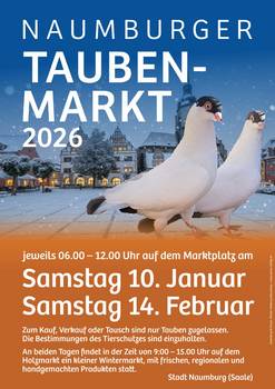 Plakat Naumburger Taubenmarkt 2026