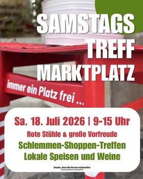 Plakat zum Samstagstreff