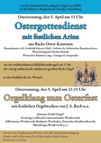 Plakat: Osterklang zum Osterfest