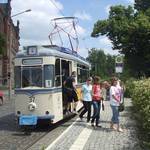 Naumburger Straßenbahn - Halt Postring