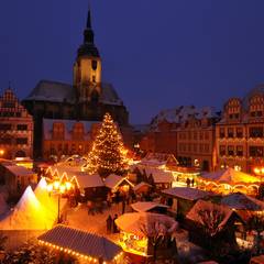 Weihnachtsmarkt auf dem Naumburger Marktplatz ©Torsten Biel