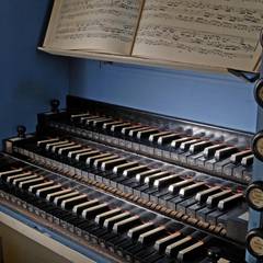 Spieltisch Hildebrandt-Orgel