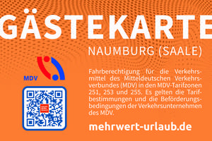 Mit der G&auml;stekarte mobil mit Tram, Bus und Bahn &copy;Stadt Naumburg (Saale), Stadtmarketing