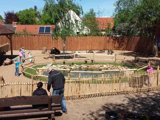 Das neue Streichelgehege Villa Kunterbunt &copy;Erlebnistierpark Memleben